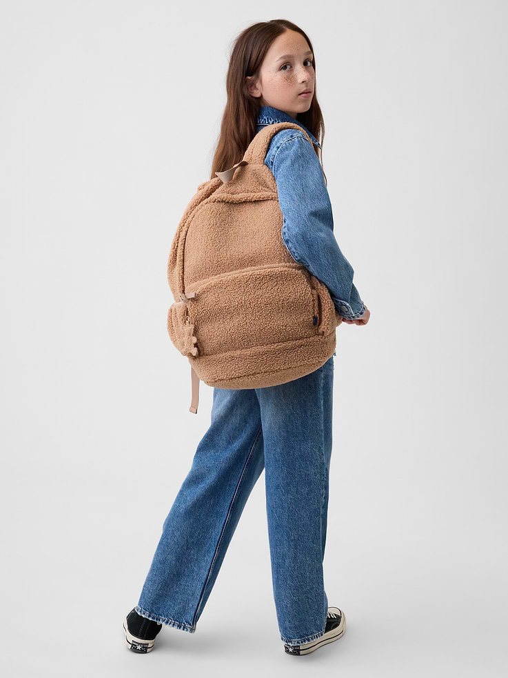 Image number 2 showing, Kids Sherpa Bear Backpack
