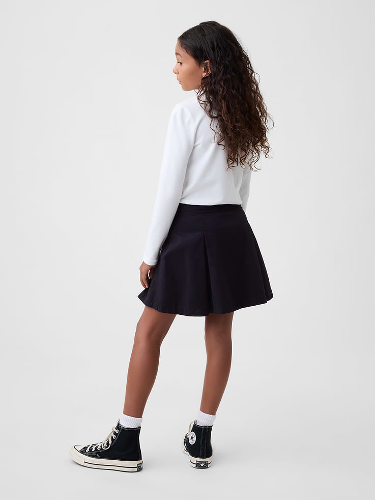 Image number 3 showing, Kids Uniform Pleated Khaki Skort