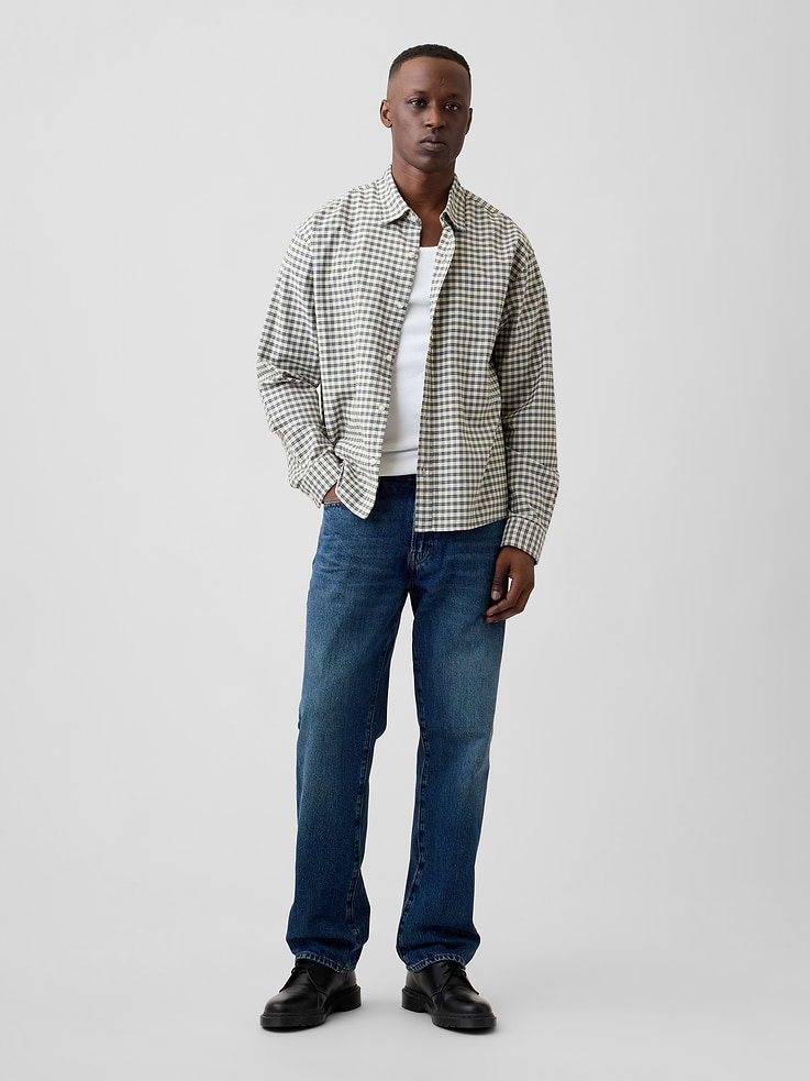 Image number 5 showing, Relaxed Straight Jeans