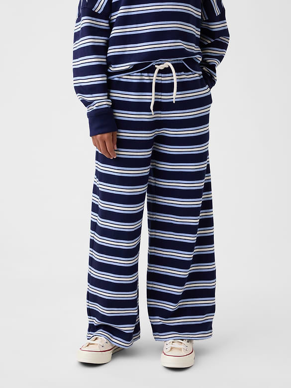 Kids Heavyweight Wide-Leg Pants