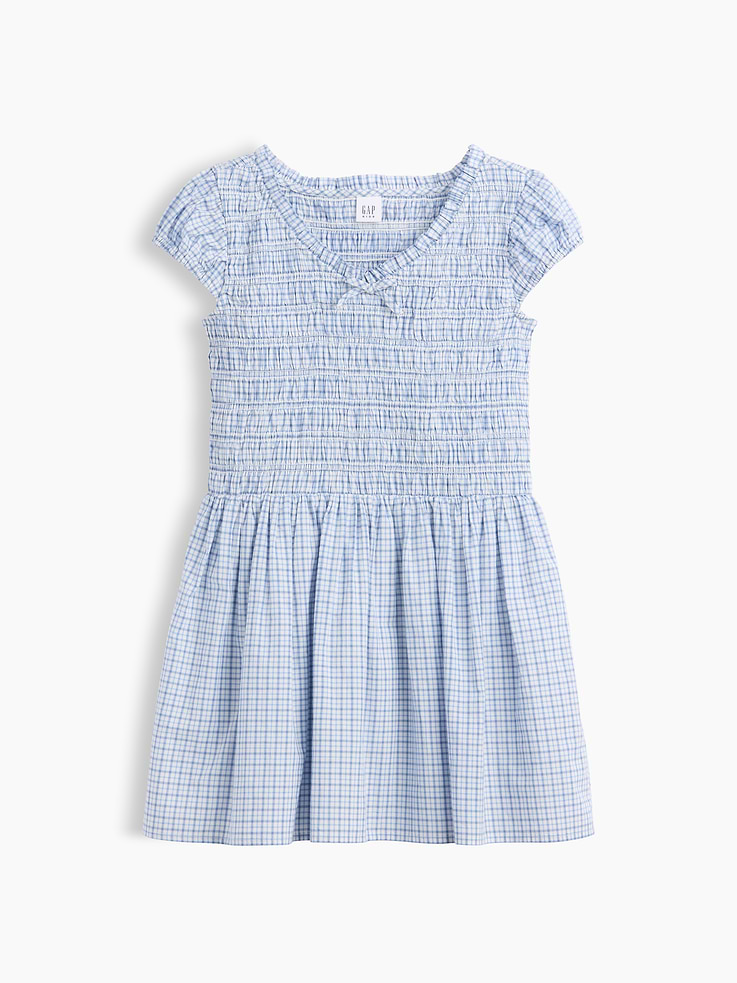 Image number 2 showing, Kids Smocked Print Dress