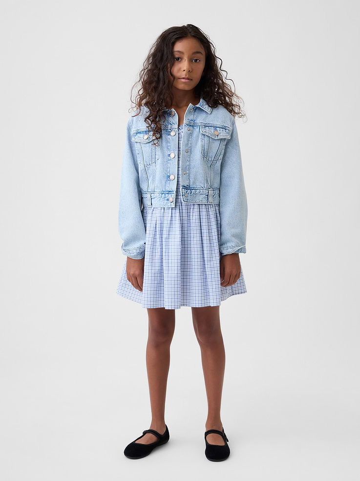 Image number 4 showing, Kids Smocked Print Dress