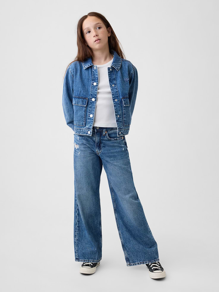Image number 4 showing, Kids Denim Patch Pocket Jacket
