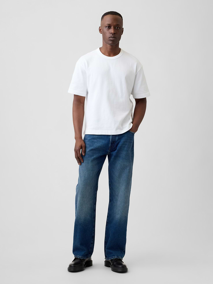 Image number 1 showing, '90s Loose Jeans