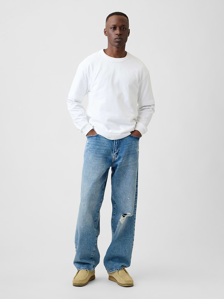 Image number 1 showing, Baggy Jeans