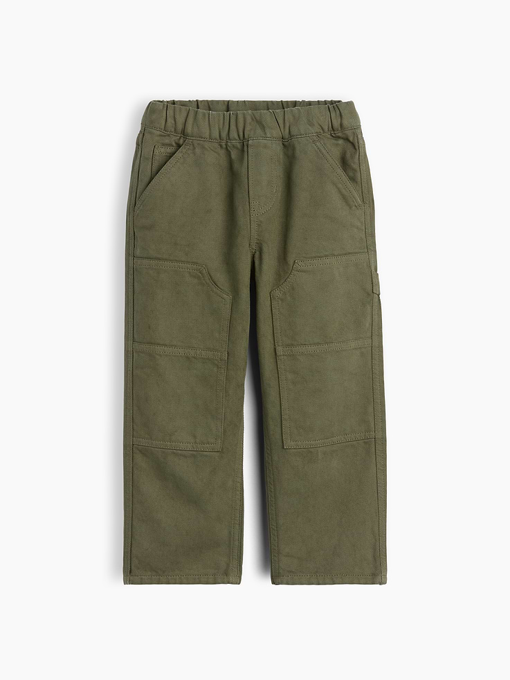 Image number 2 showing, Baby & Toddler Pull-On Baggy Carpenter Jeans