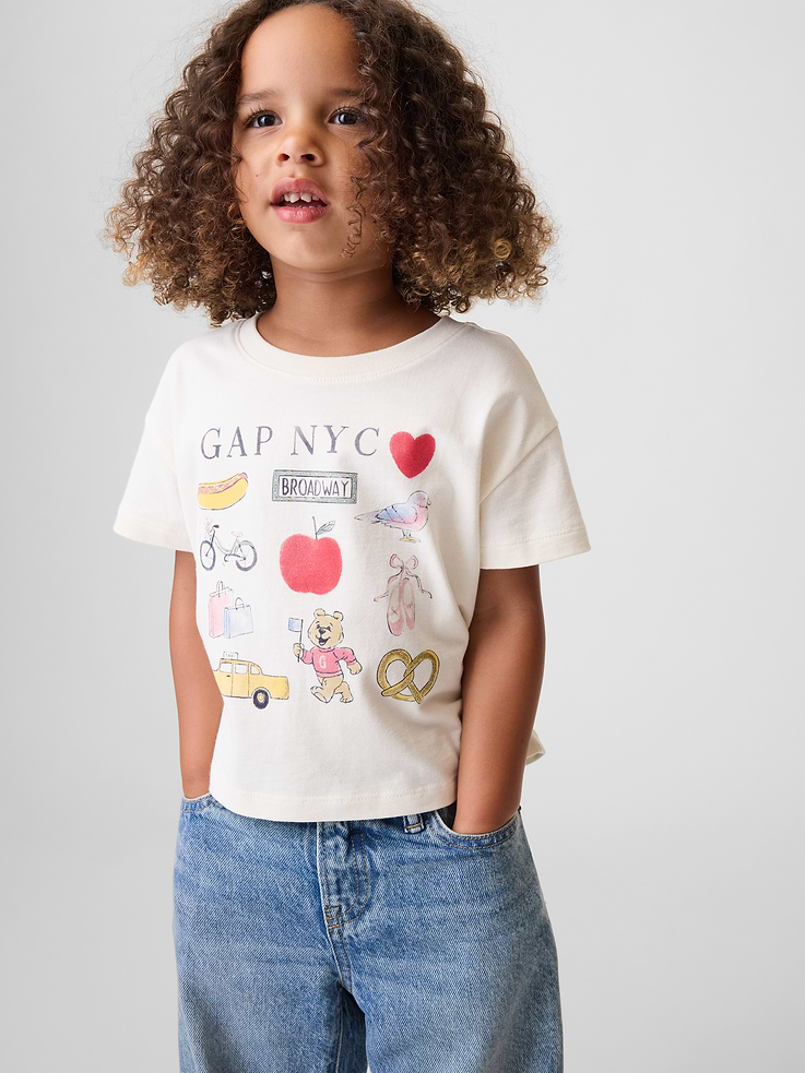 Image number 1 showing, Baby & Toddler Gap NYC Graphic T-Shirt