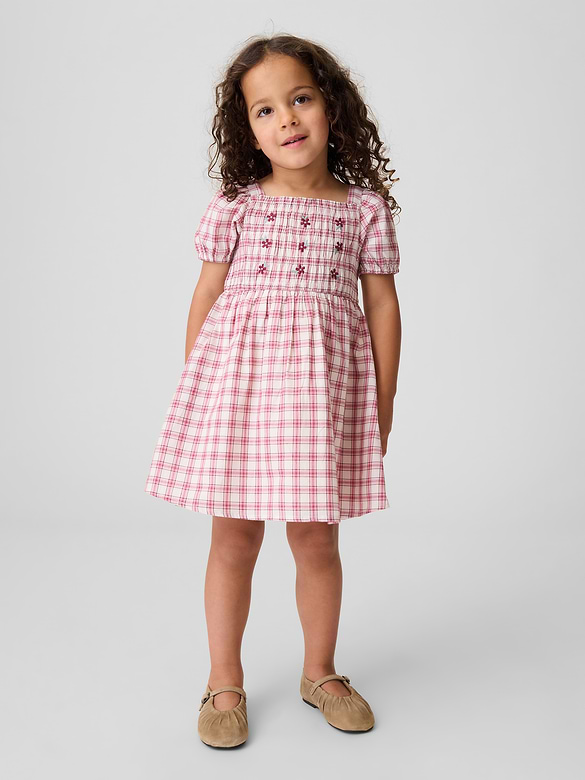 Baby & Toddler Smocked Plaid Dress