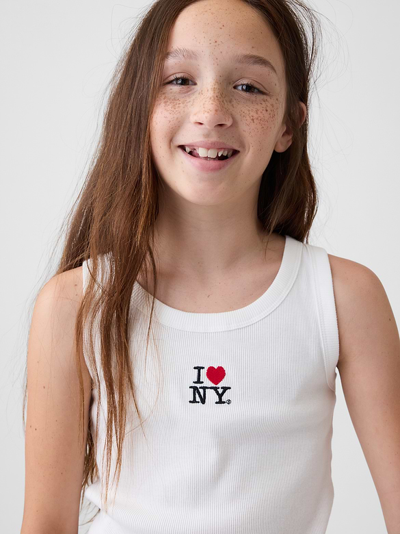 Kids I Heart NY Rib Tank Top