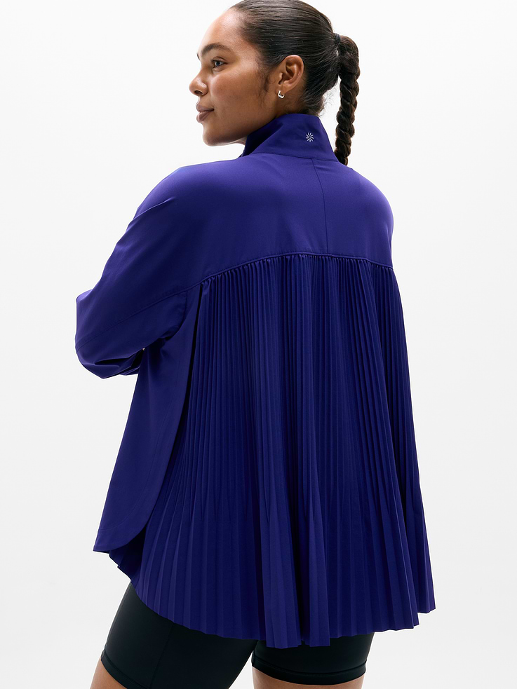 Image number 1 showing, Featherweight Plissé Jacket