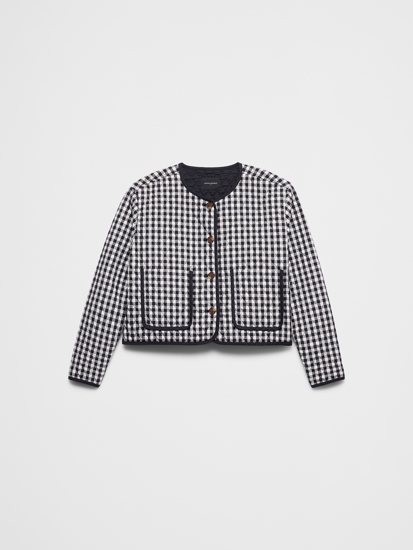 Image number 4 showing, Quilted Gingham Jacket