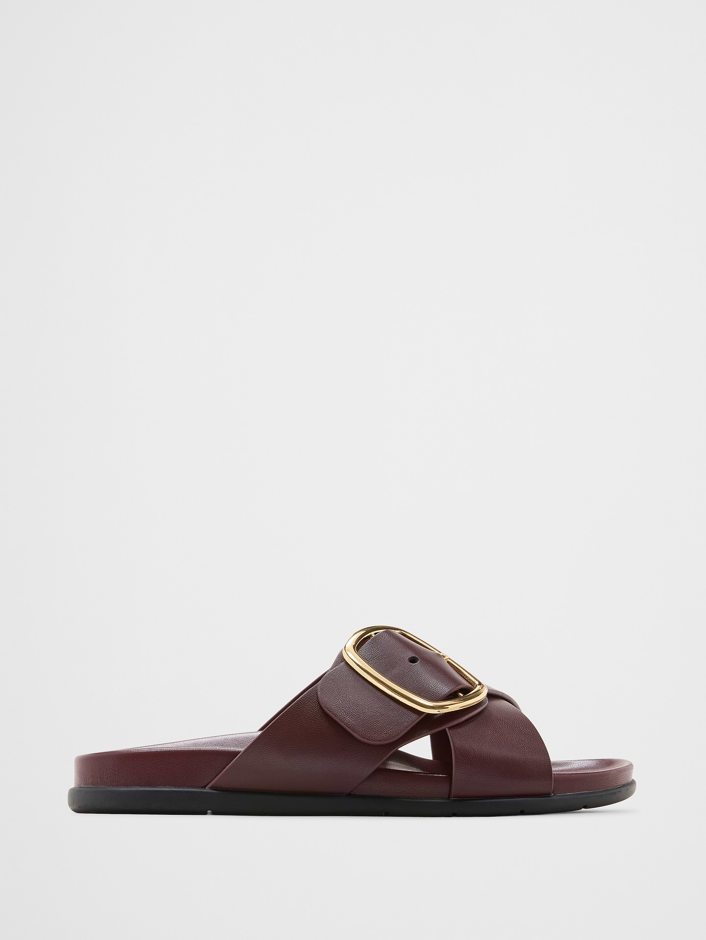 Image number 1 showing, Buckle Crossover Sandal