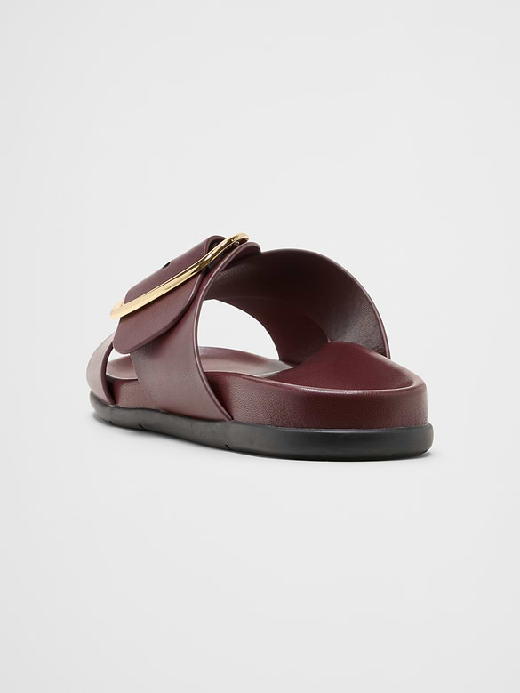Buckle Crossover Sandal