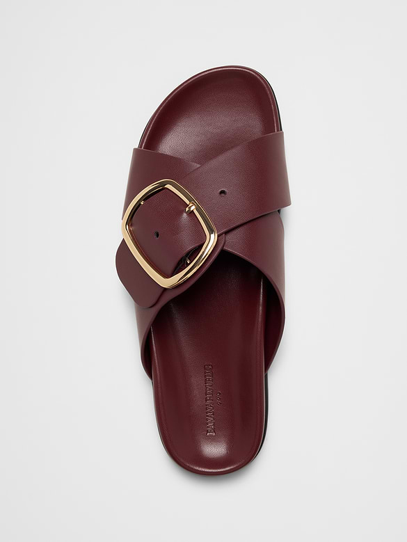 Buckle Crossover Sandal