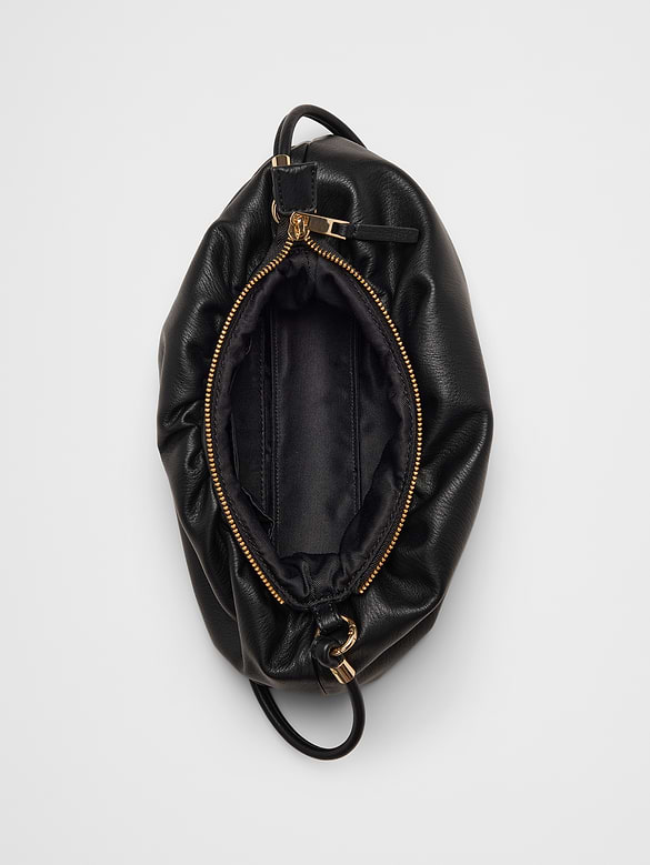 Vegan Leather Cloud Crossbody Bag