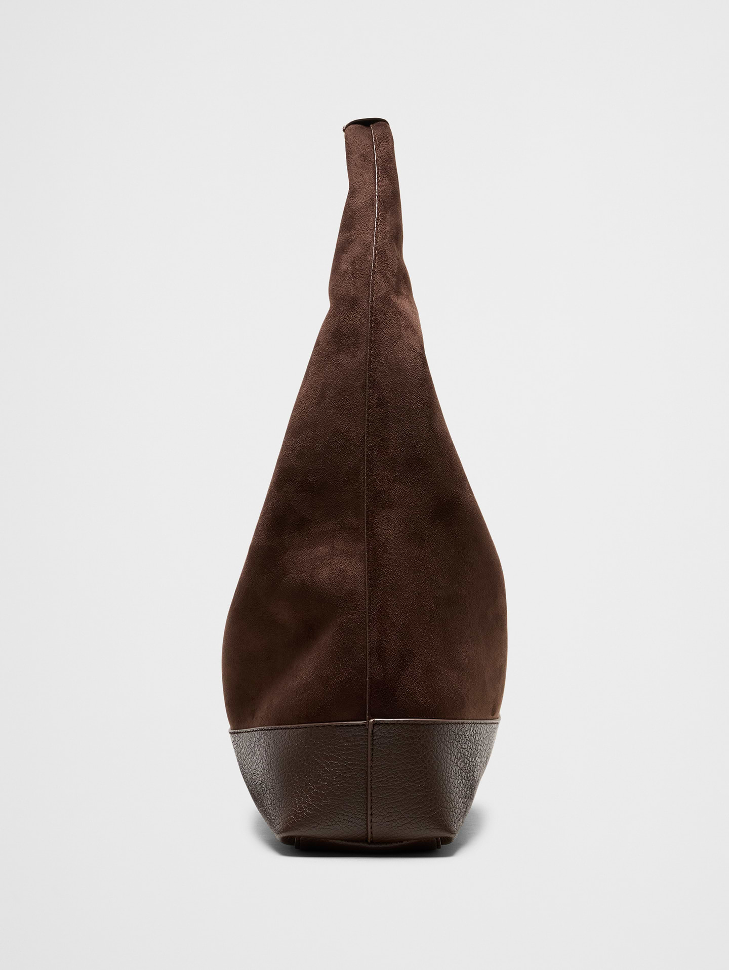 Image number 3 showing, Vegan Suede Mixed Media Medium Slouchy Tote