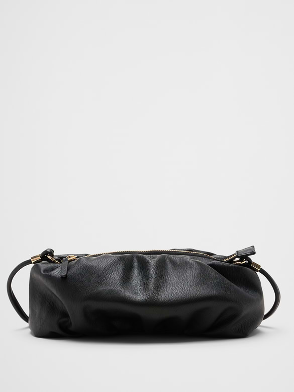 Vegan Leather Cloud Crossbody Bag