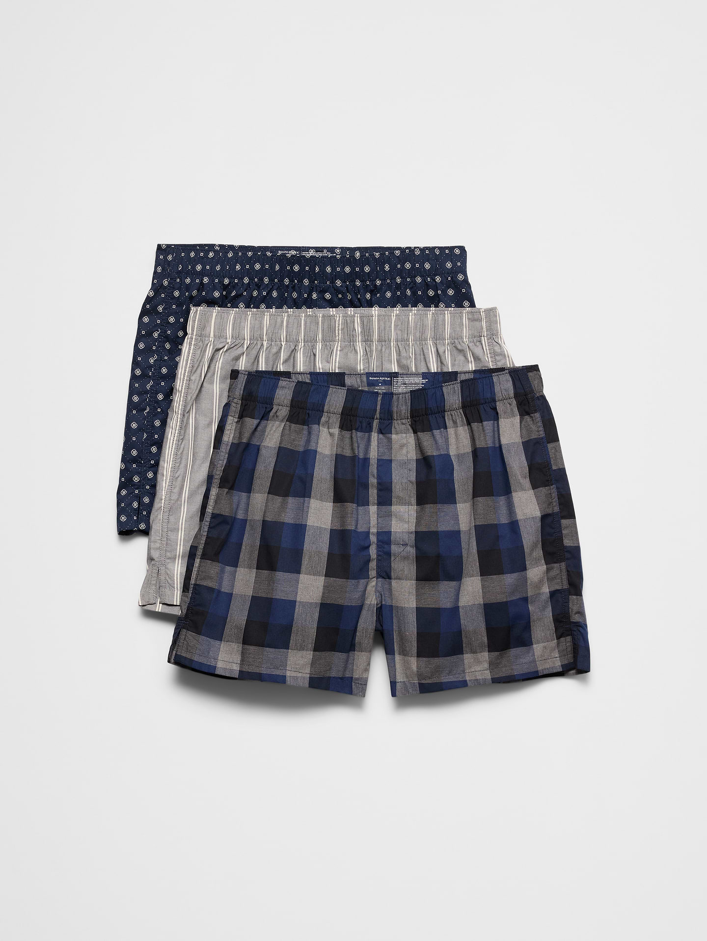 Image number 1 showing, Cotton Boxers (3 Pack)