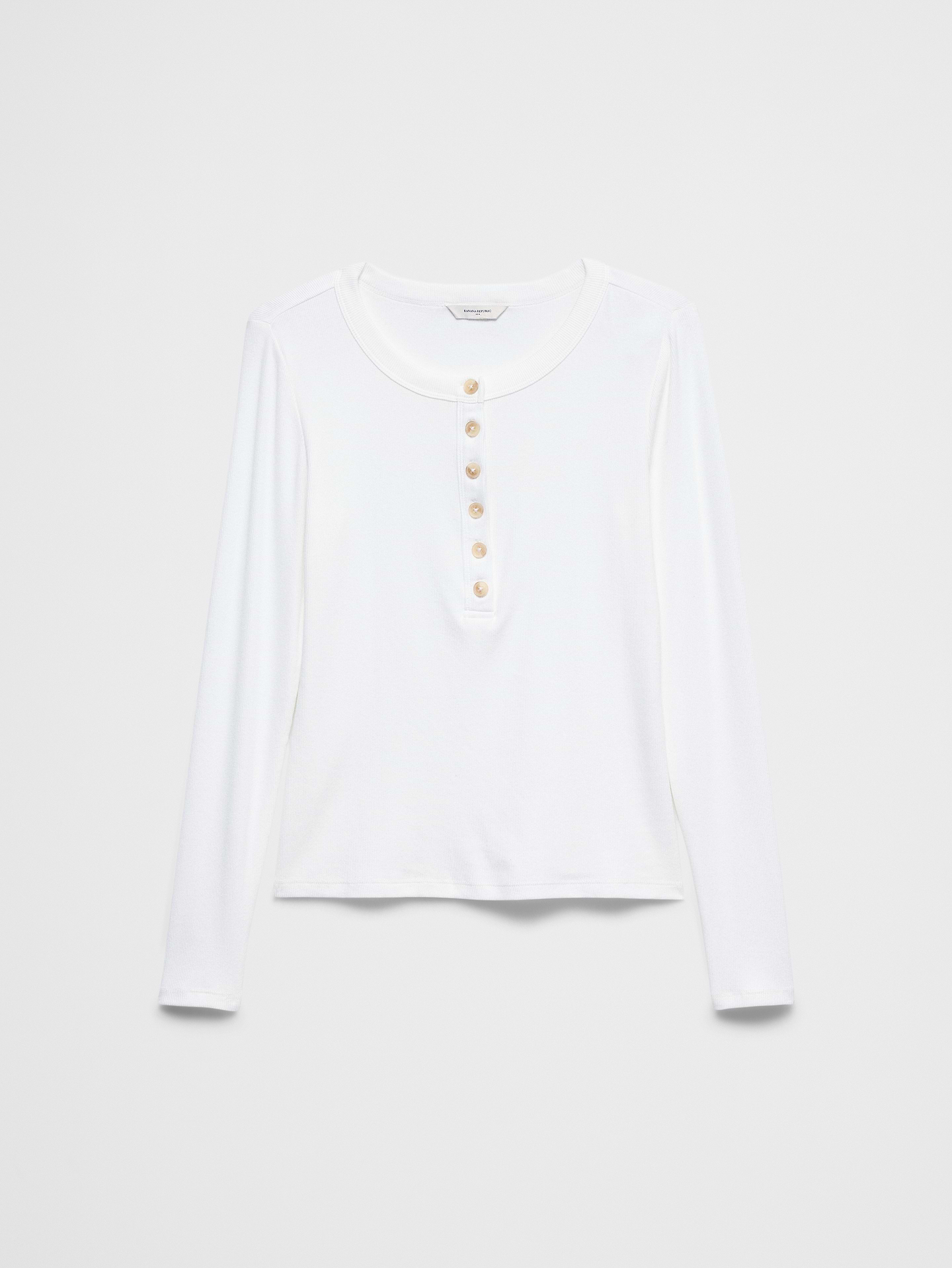 Image number 4 showing, Ribbed Henley T-Shirt