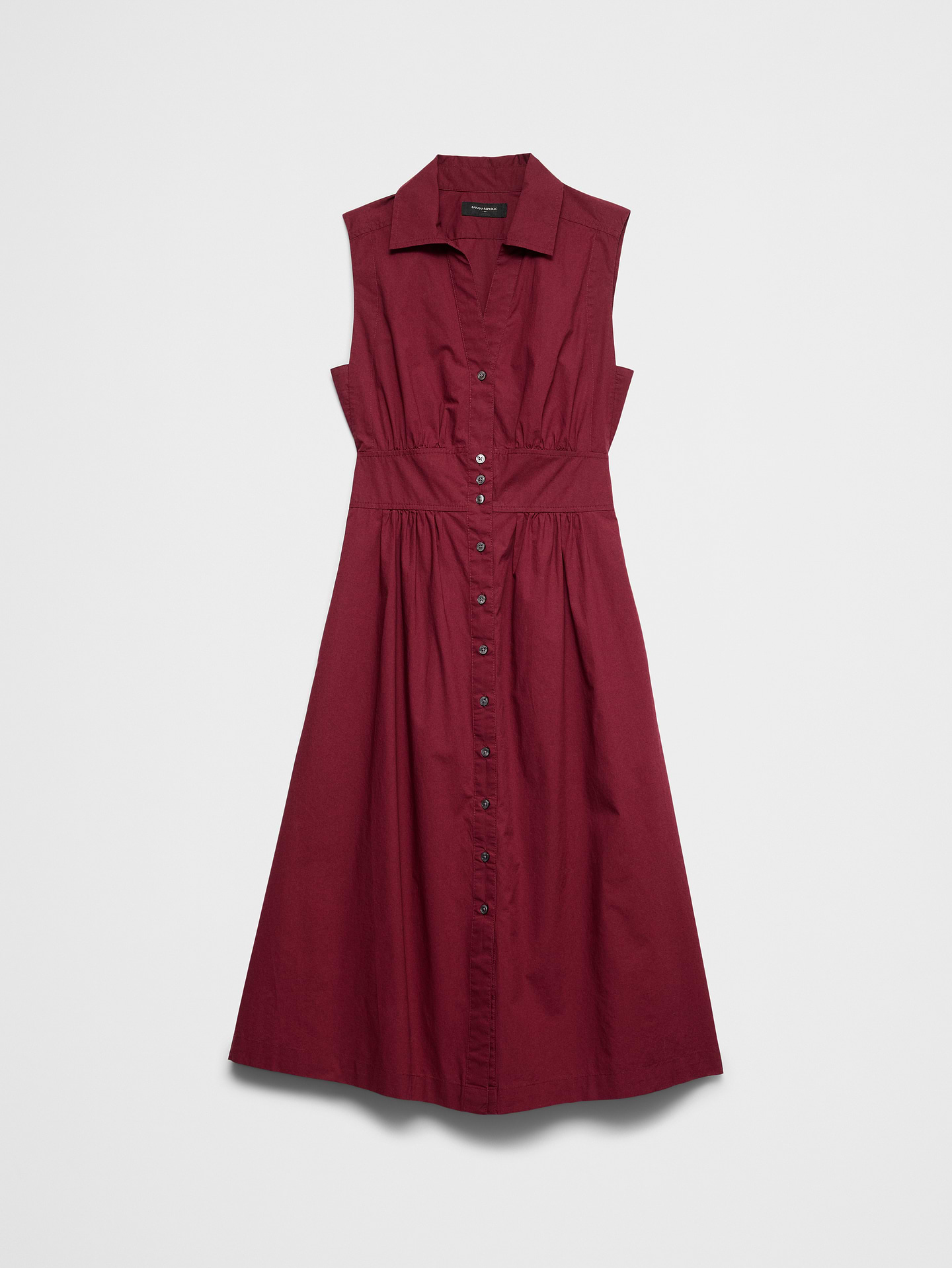 Image number 6 showing, Chambray Collared Button-Down Midi Dress