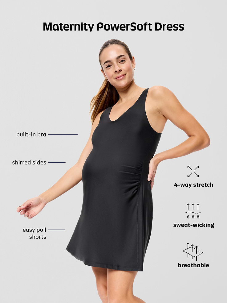 Image number 6 showing, Maternity Sleeveless PowerSoft Easy Short Mini Dress