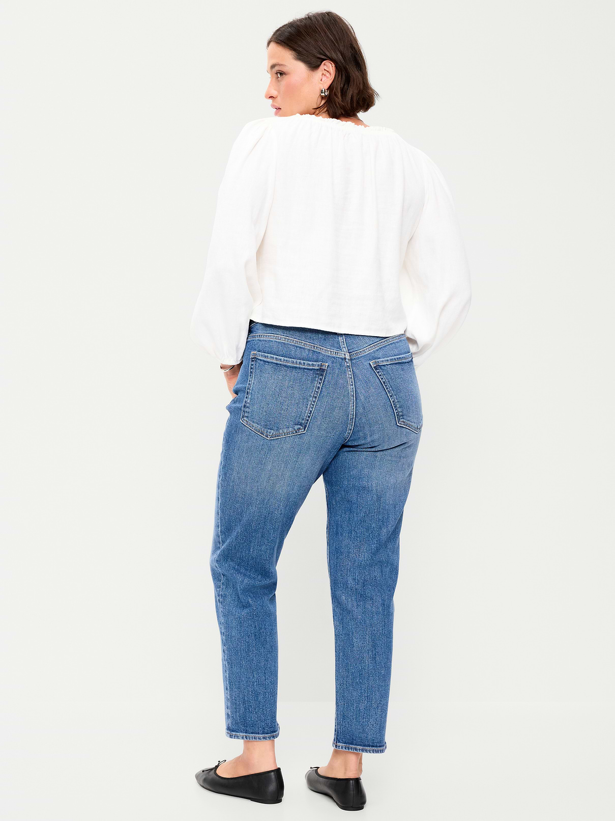 L'image numéro 7 présente Jean OG droit à taille haute longueur cheville