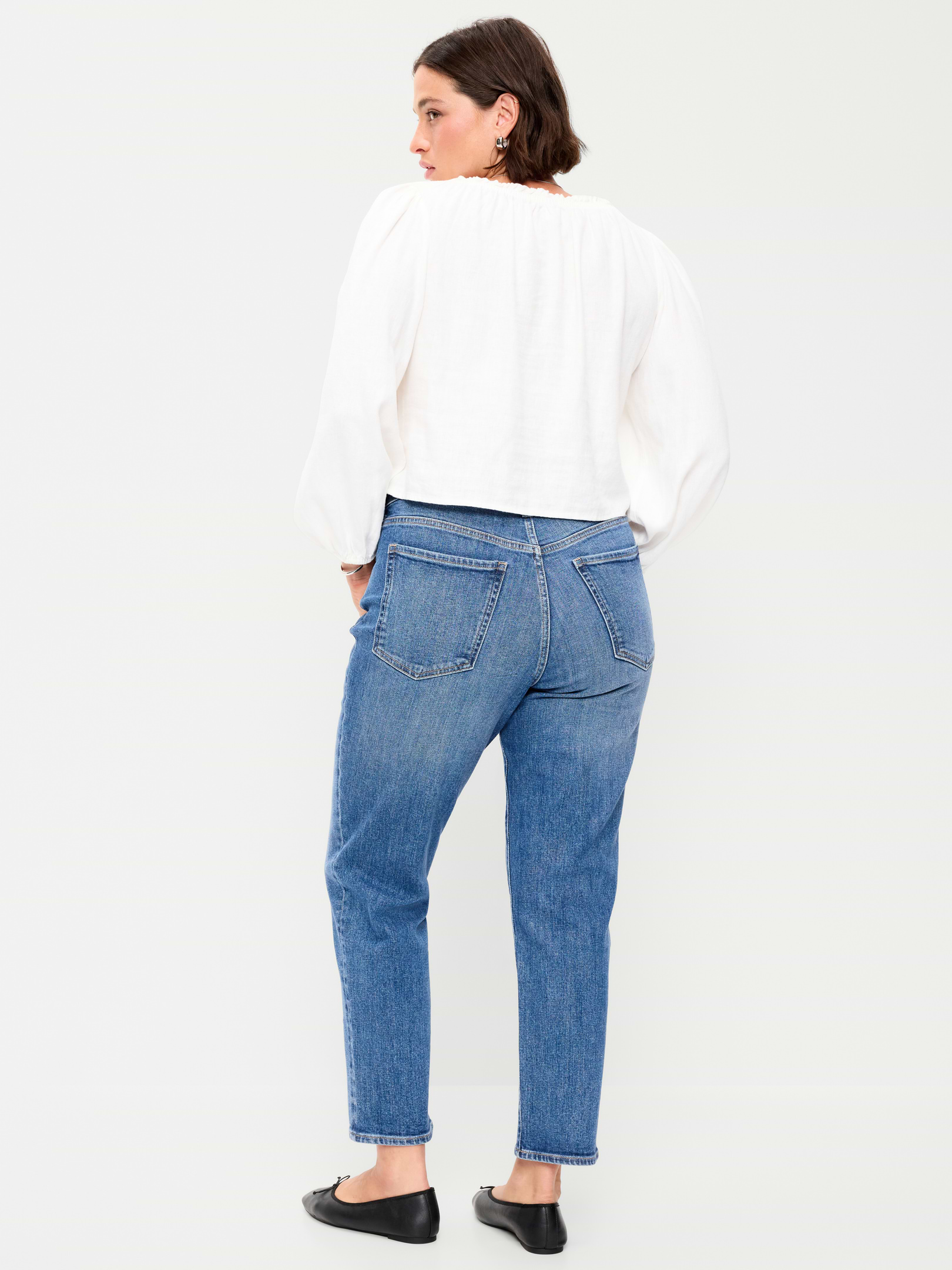 L'image numéro 7 présente Jean OG droit à taille haute longueur cheville