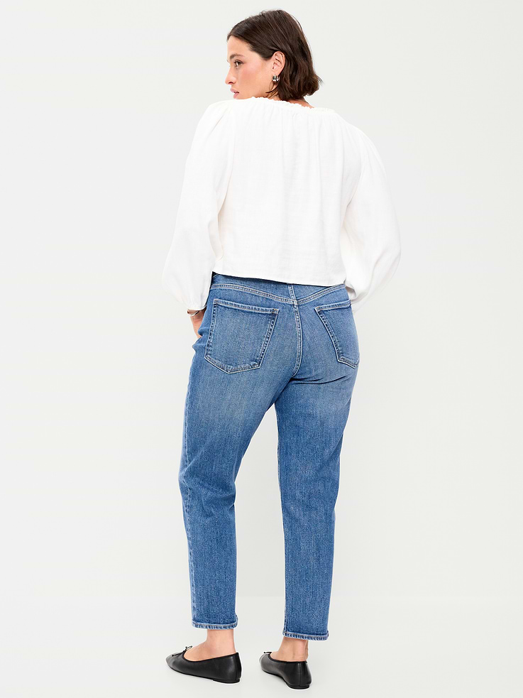 Image number 7 showing, High-Waisted OG Straight Ankle Jeans
