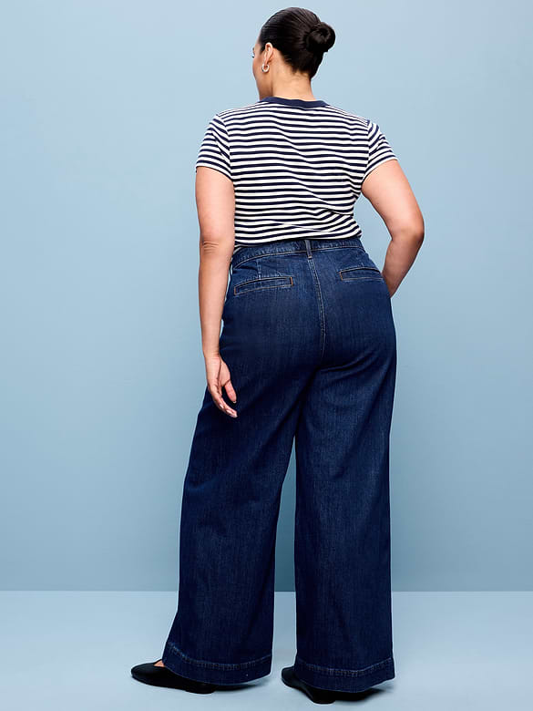 Extra High-Waisted Super Wide-Leg Jeans