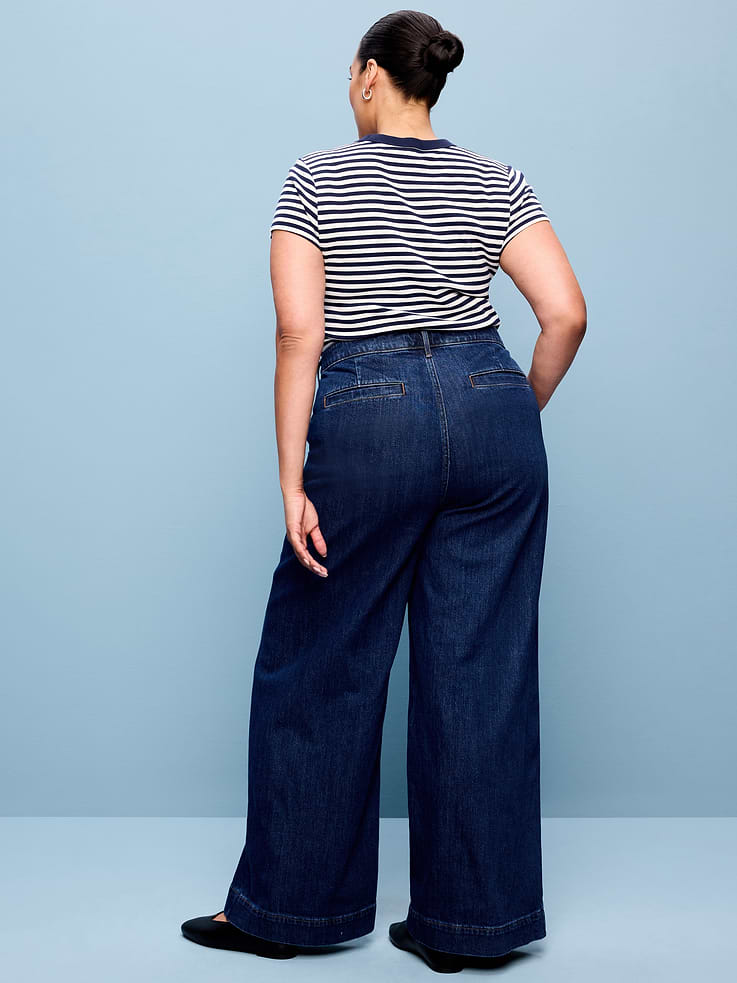 Image number 9 showing, Extra High-Waisted Super Wide-Leg Jeans