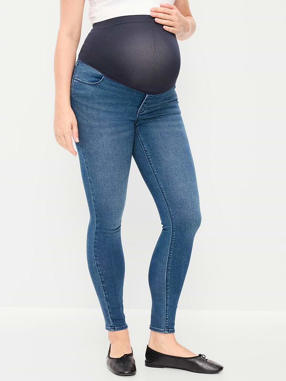 Maternity Full-Panel Wow Skinny Jeans