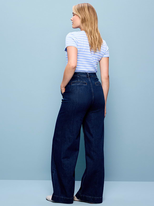 Extra High-Waisted Super Wide-Leg Jeans