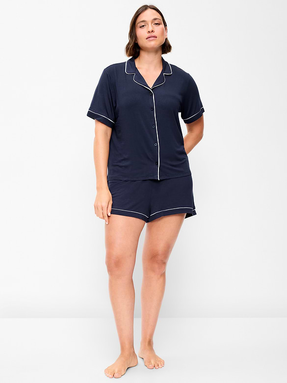 Sunday Sleep Knit Jersey Short Set