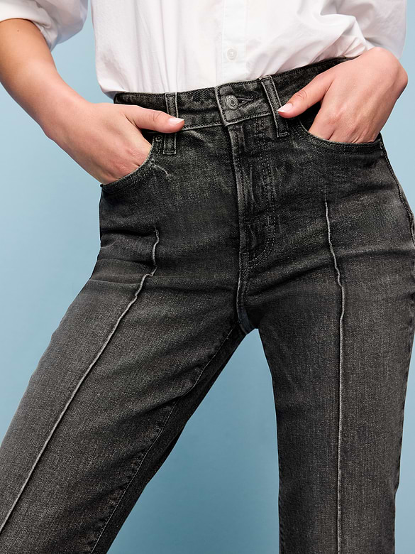 High-Waisted OG Straight Ankle Jeans
