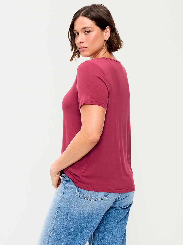 Image number 6 showing, Luxe Crew-Neck T-Shirt