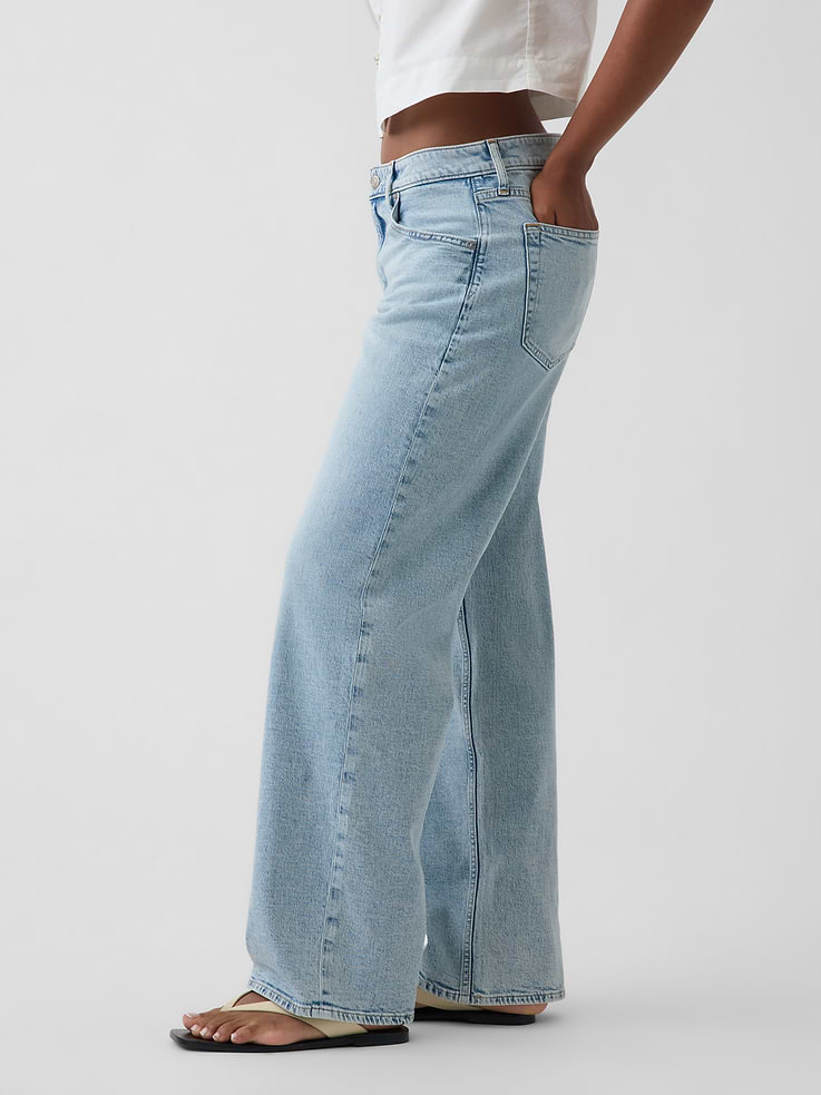 Image number 3 showing, Curvy Low Rise '90s Loose Jeans
