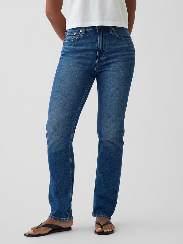 Curvy High Rise '90s Slim Straight Jeans
