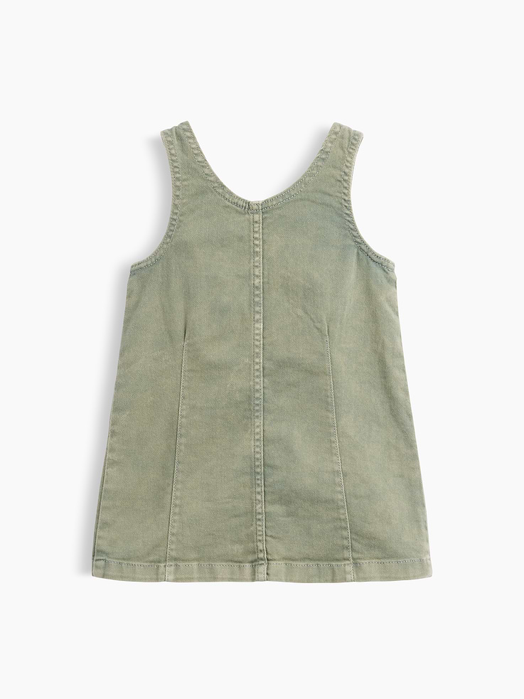 Image number 3 showing, Baby & Toddler Denim Heart Pocket Shift Dress