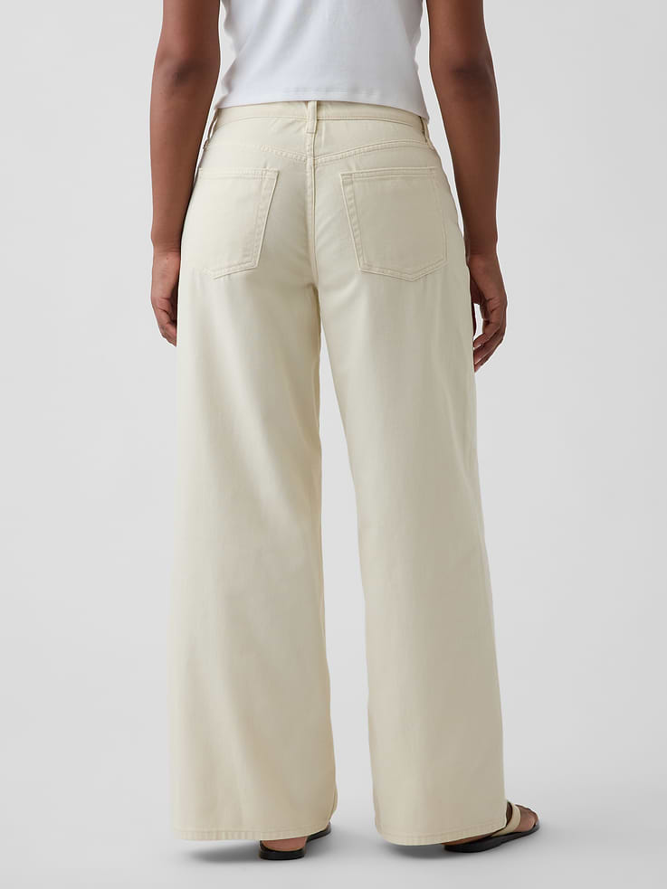 Image number 4 showing, Curvy Mid Rise UltraSoft Baggy Jeans