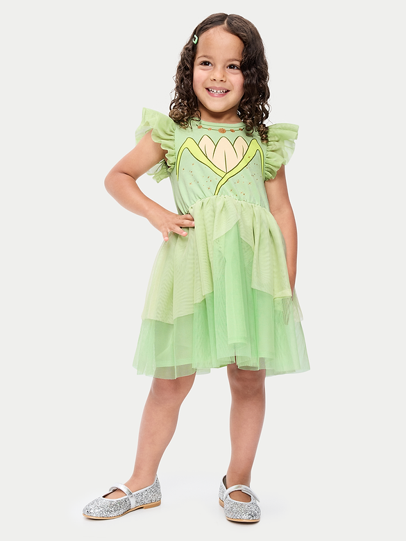 Disney© Short-Sleeve Princess Tutu Dress for Toddler Girls