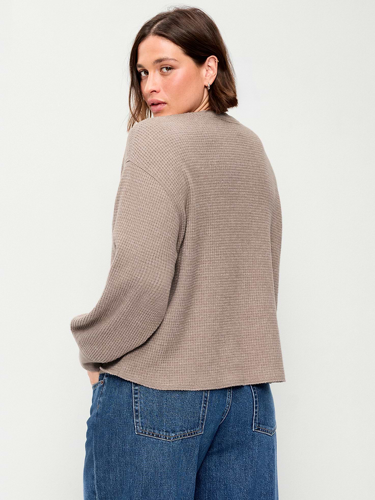 Image number 6 showing, Long-Sleeve Crew-Neck Henley T-Shirt