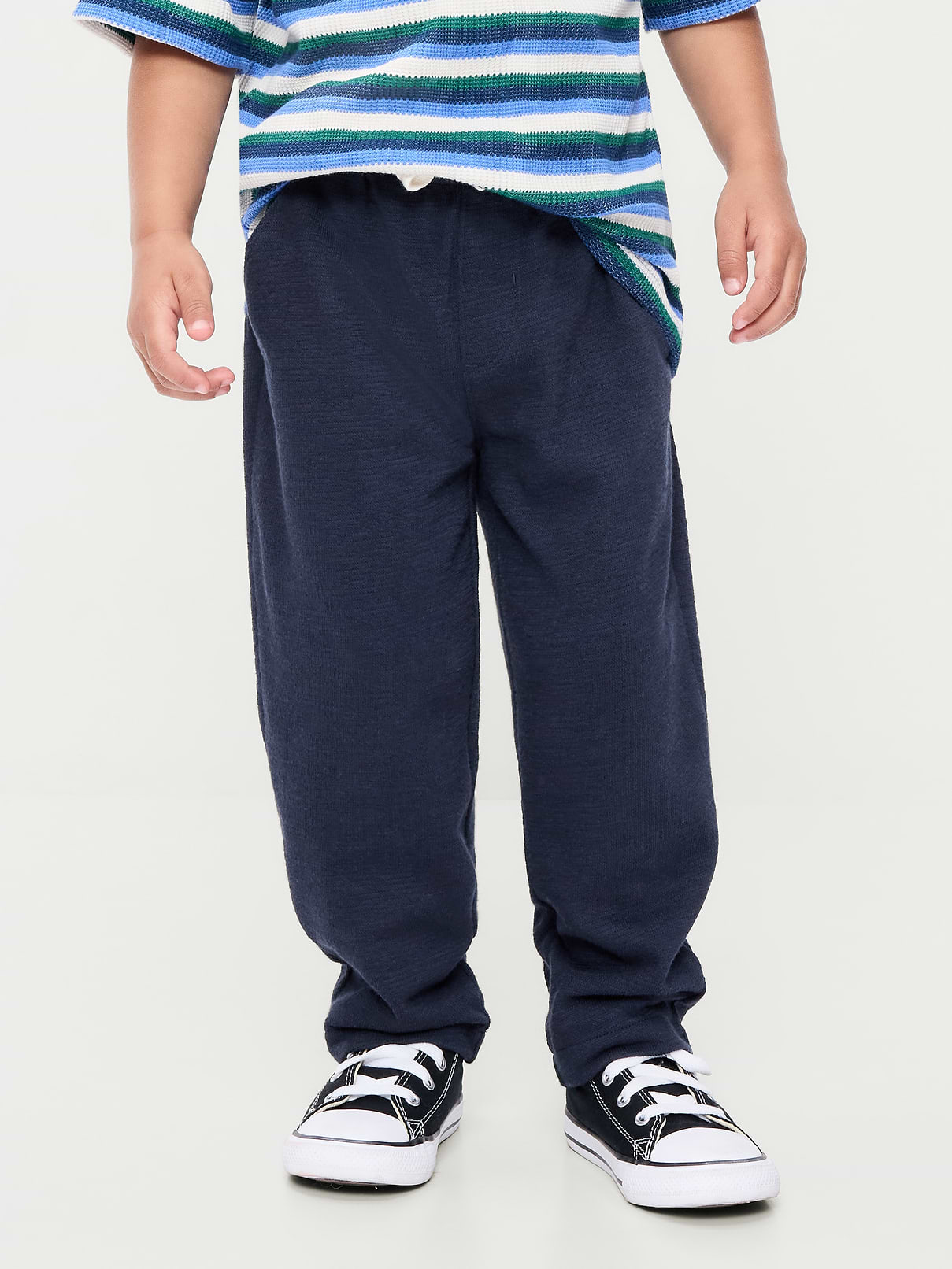 Image number 2 showing, Barrel-Leg Knit Pants for Toddler Boys