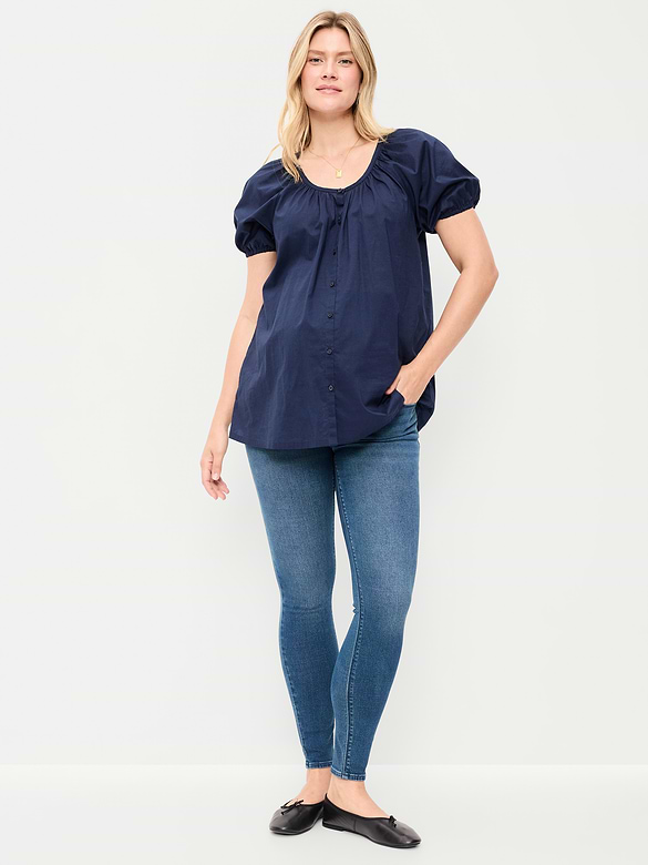 Maternity Full-Panel Wow Skinny Jeans