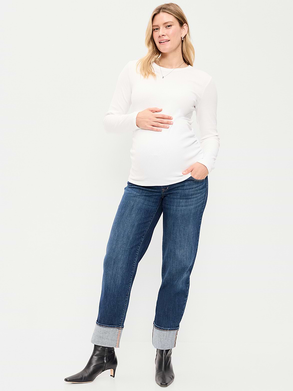 Maternity Full-Panel OG Loose Jeans