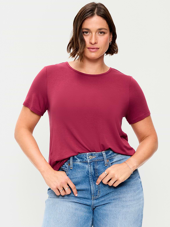 Luxe Crew-Neck T-Shirt