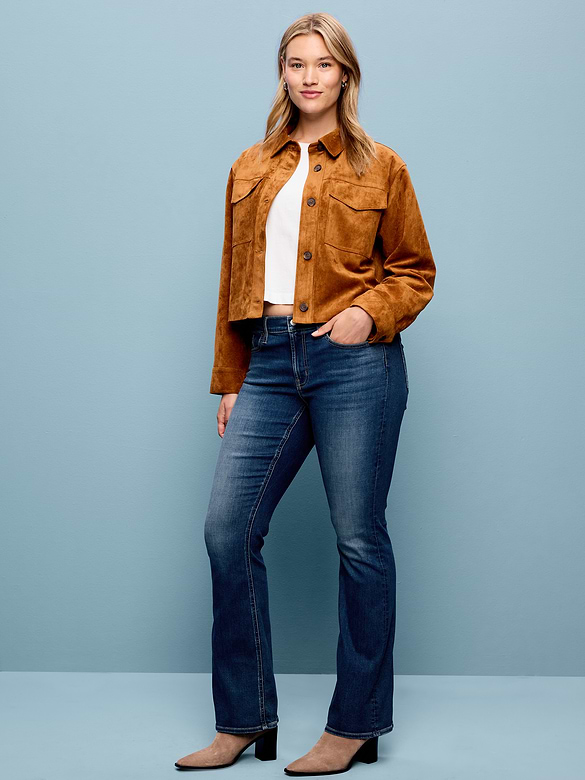 Low-Rise Boot-Cut Jeans