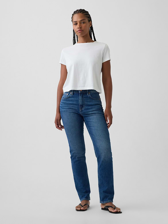 Curvy High Rise '90s Slim Straight Jeans