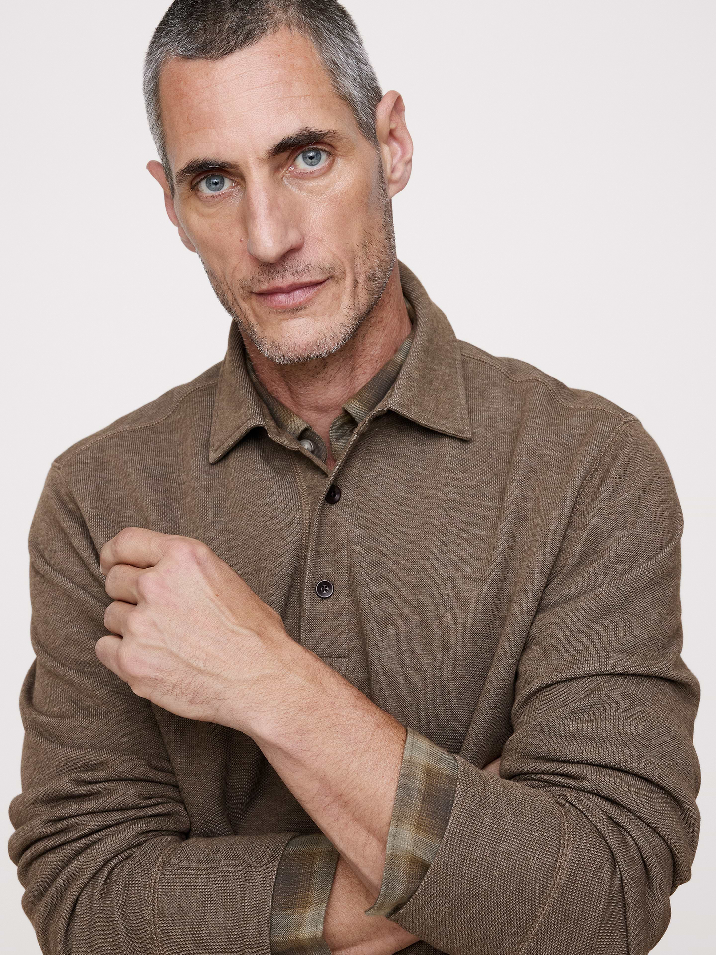Image number 3 showing, Slub Double-Knit Polo