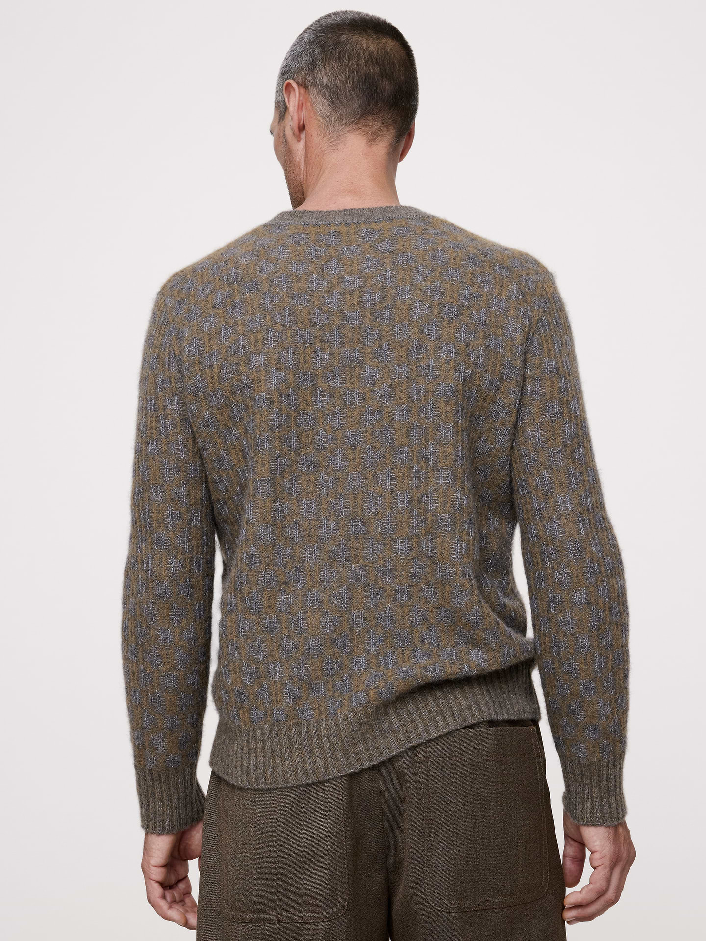 Image 2 of 4, Cashmere-Silk Crew-Neck Sweater