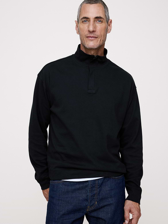 Polo luxueux à demi-glissière